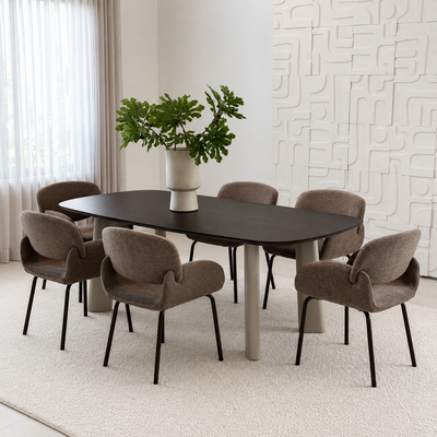 Nara Dining Table- Smoking Oak