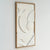 Dimensional Abstract White Wooden Frame Wall Art