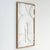 Dimensional Abstract White Wooden Frame Wall Art