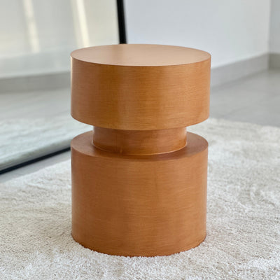 Pylon End Table Wood Color