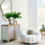 Nuvola Bone White Boucle Accent Chair