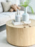 Natural Cylinder Coffee Table