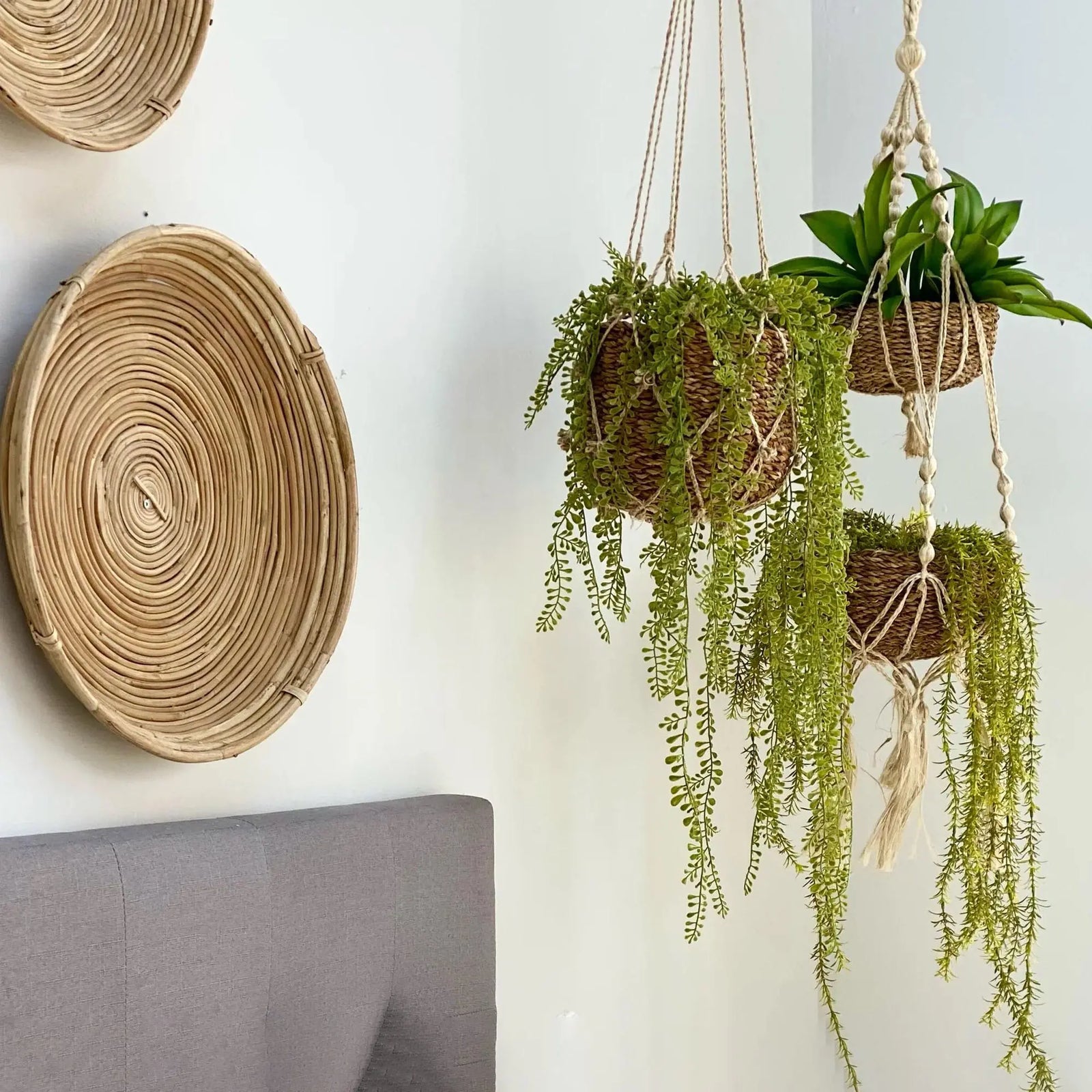 Macrame Round Mini Fruit Cup Plant Hanger