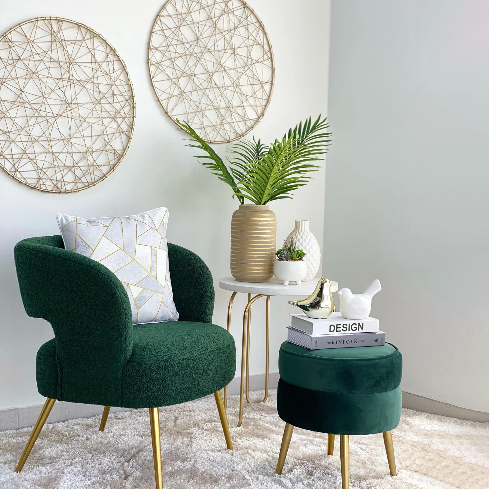 Taiyo Metal Gold Wall Art