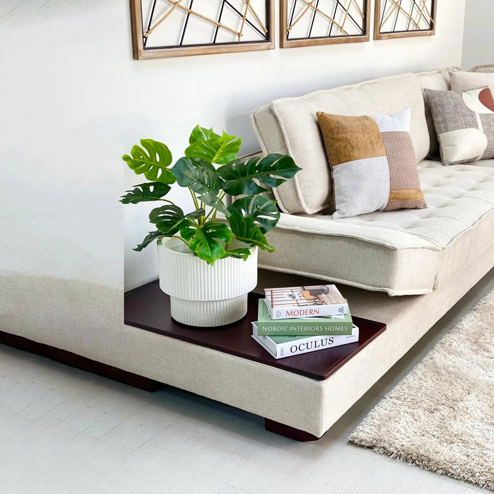 Vivid Ivory Corner Sofa