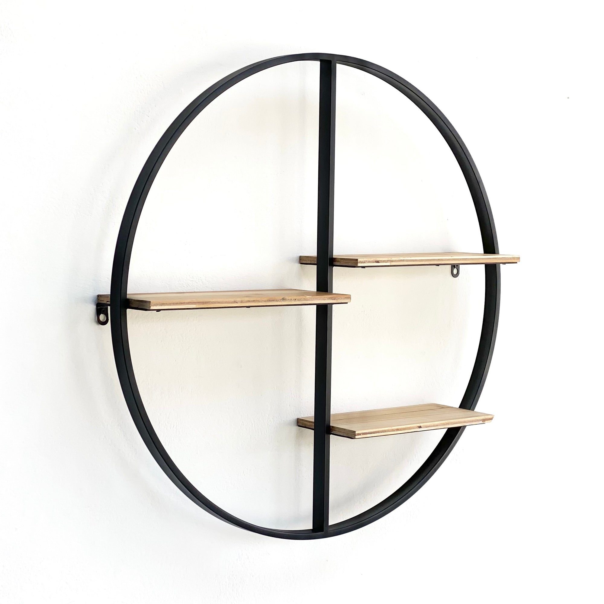 Floating Round Wall Shelf