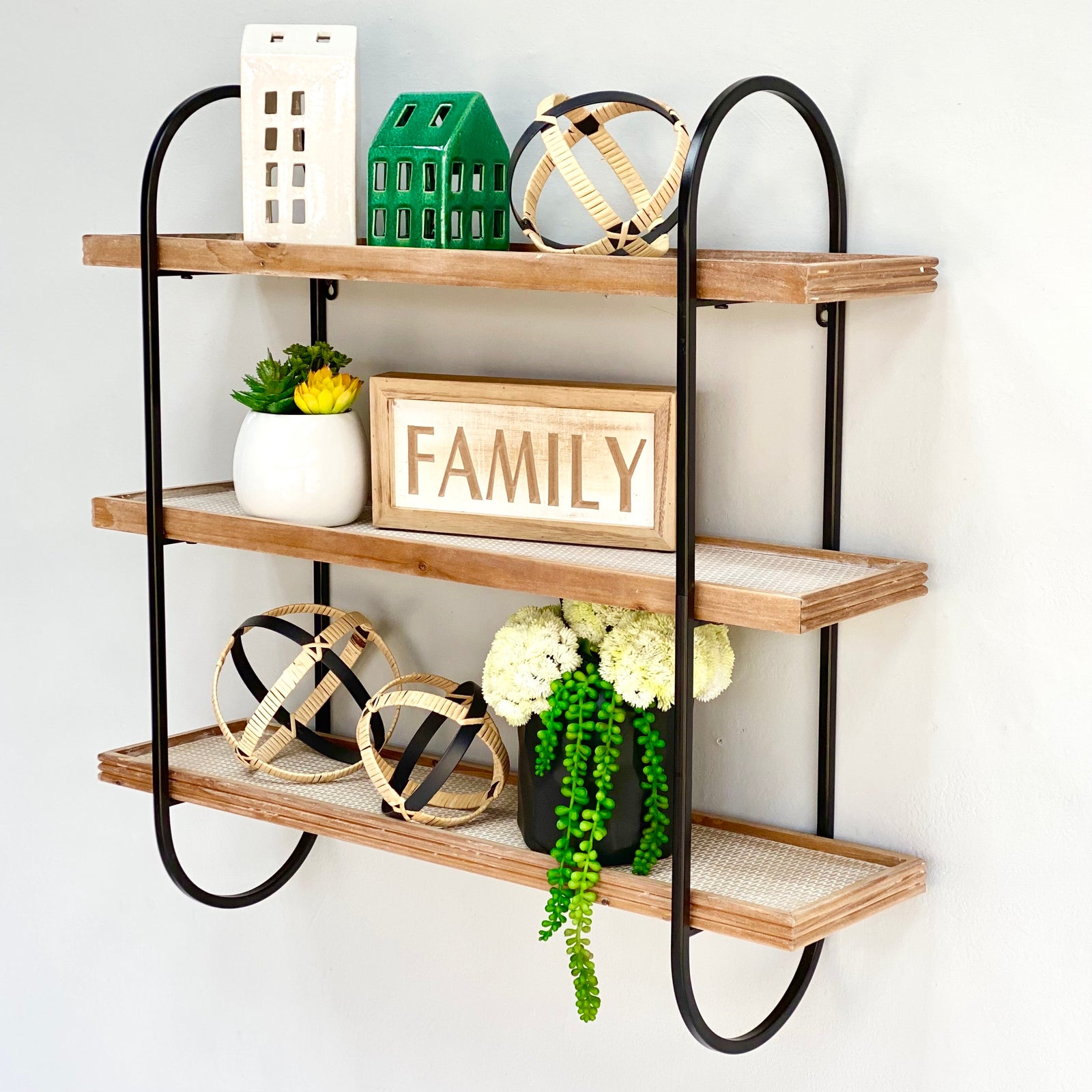 Family Wood Carved Table Top Sign