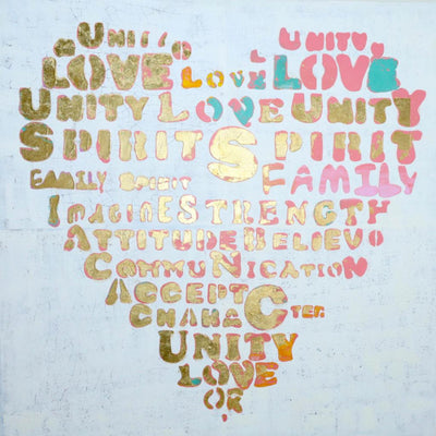 Real Love Heart Canvas Art