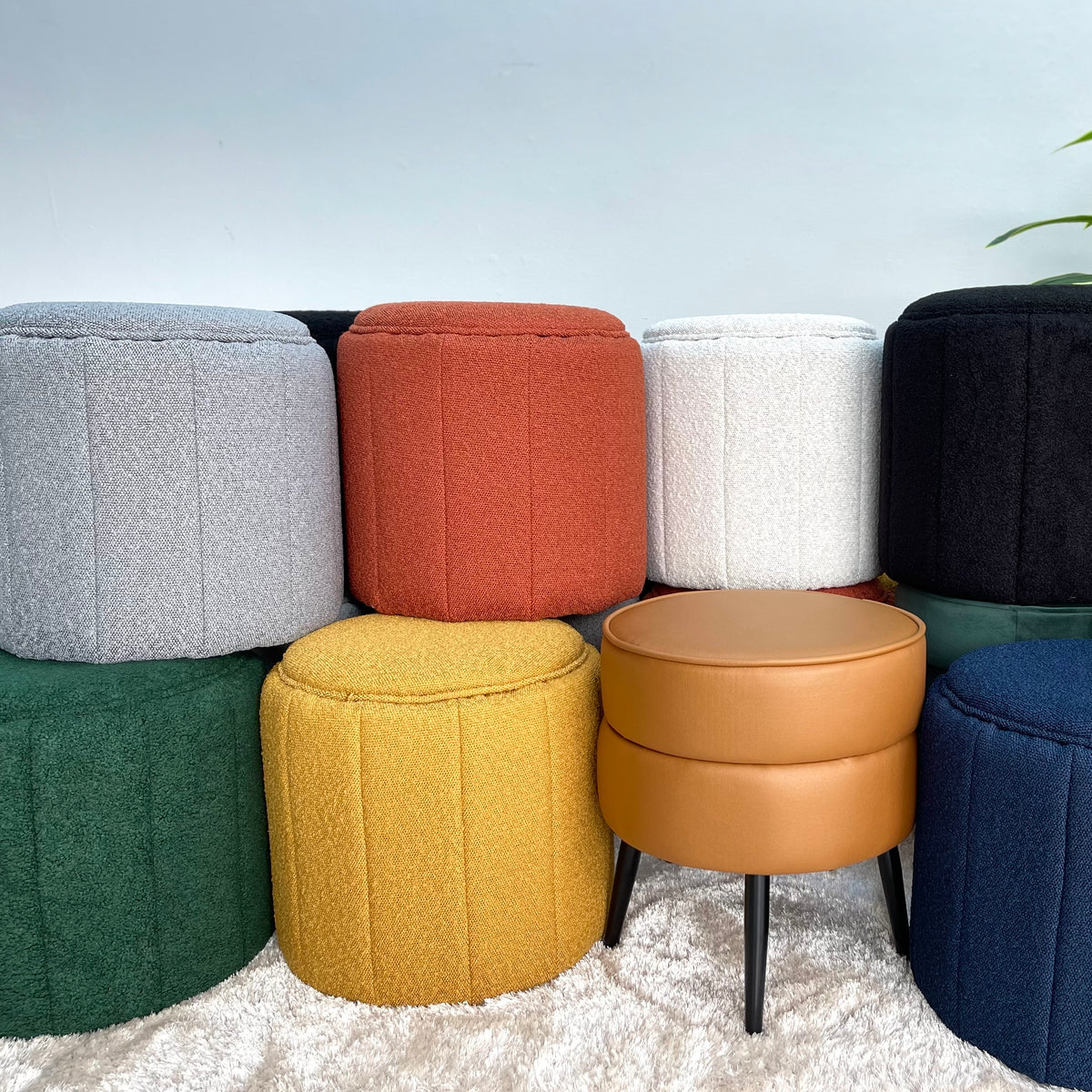 Pumpkin Mustard Yellow Ottoman Terry Fabric