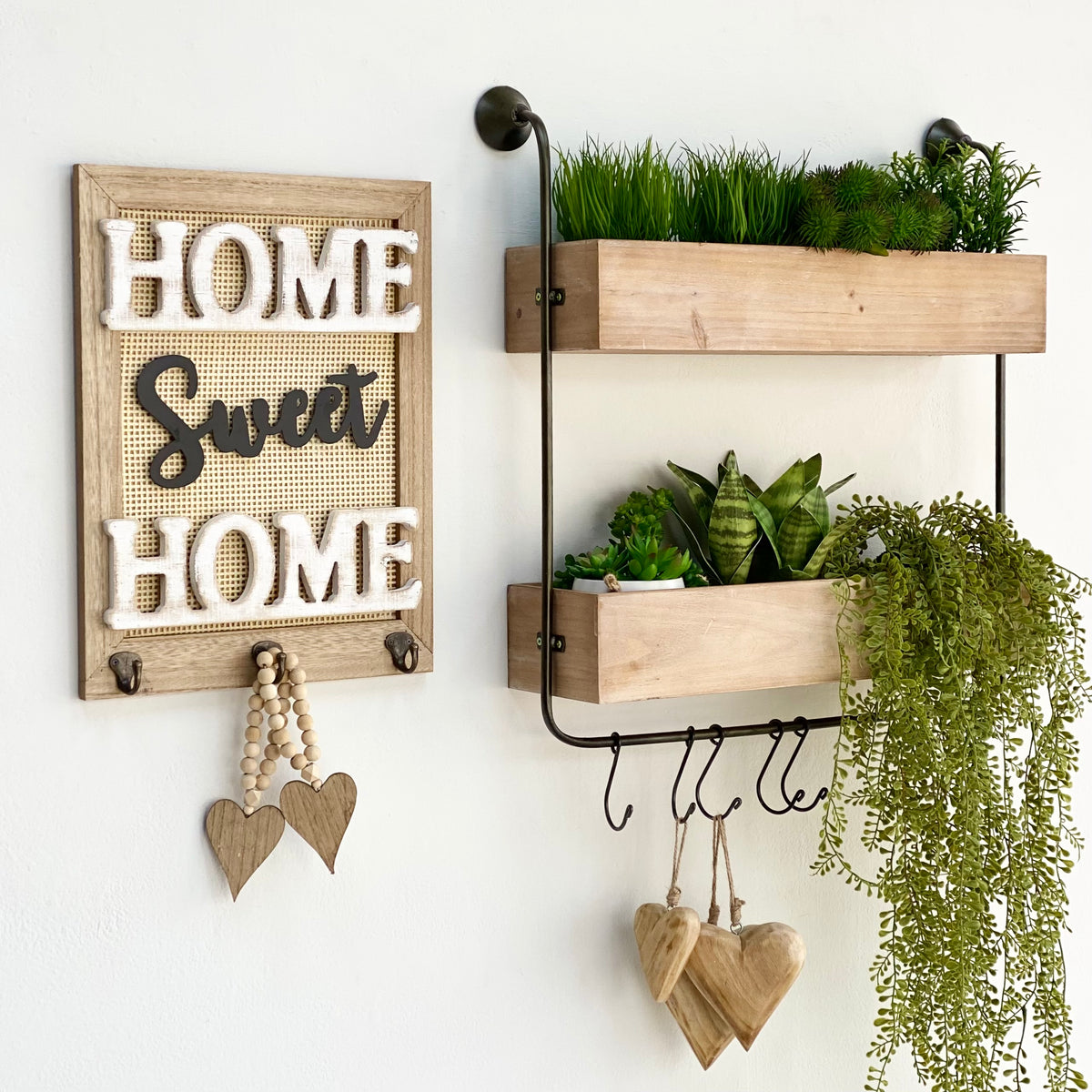 Pipe Wooden Wall Gardener