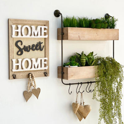 Pipe Wooden Wall Gardener