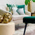 Rectangular Green Dots Padding Pillow