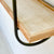 3-Tier Wood and Metal Wall Shelf