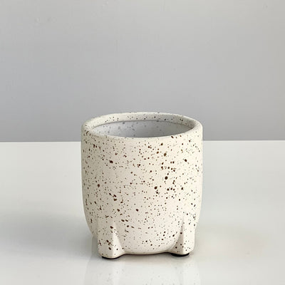 Terrazzo Look Ceramic Small Vase