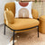 Pillar Accent Chair Ocre Color