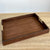 Wooden Tray With Rope Covered Handles