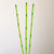 Synthetic Large Bamboo Green Sticks