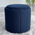 Pumpkin Blue Ottoman Terry Fabric