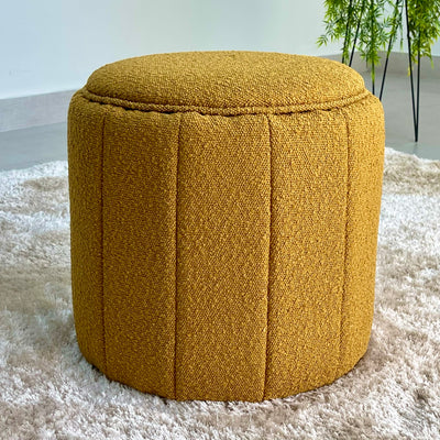 Pumpkin Mustard Yellow Ottoman Terry Fabric