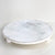 White Wash Round Wooden Tray With Legs