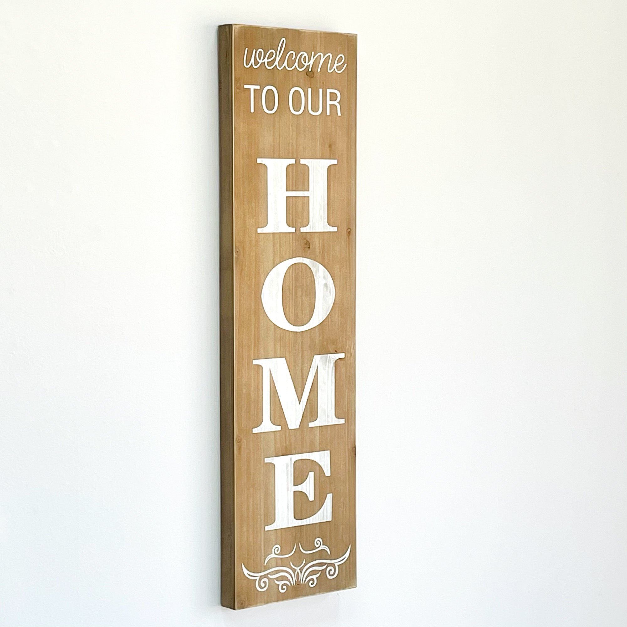"Welcome to Our Home" Wooden Wall Art