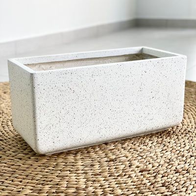 Rectangle Smooth Terrazo Planter