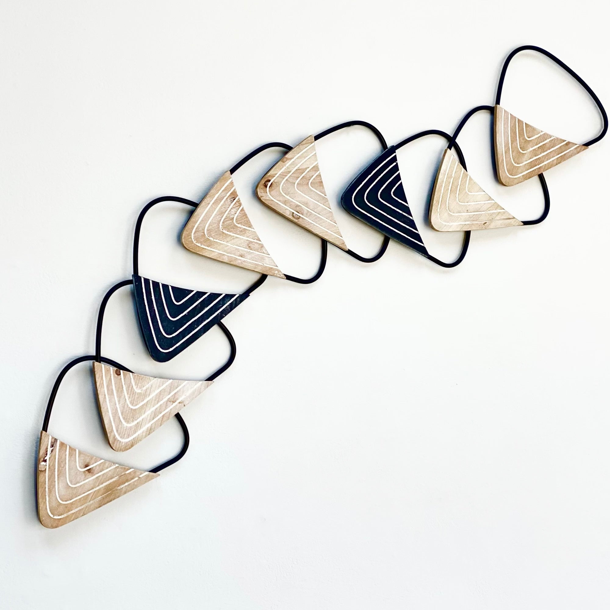 Abstract Arrows Wooden Wall Art