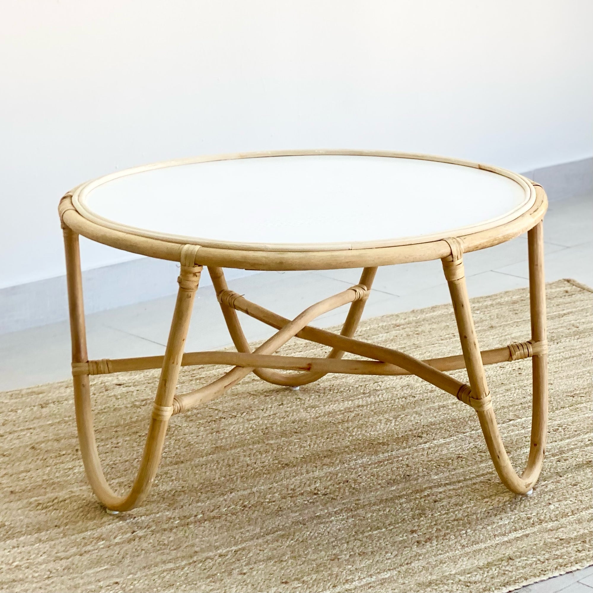Rattan Loops Coffee Table