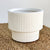 Metropolis Carved Lines Fiber Clay Planter