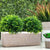 Large Base Textured Cement Vase