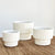 Metropolis Carved Lines Fiber Clay Planter