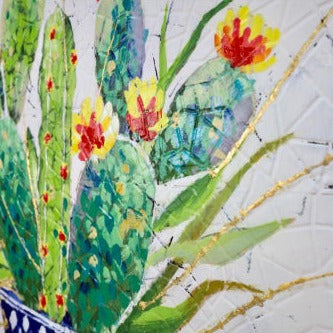 Oleo Cactus Canvas Art