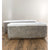 Large Base Textured Cement Vase
