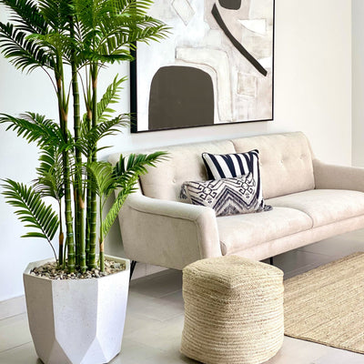 Rekha Terrazo Fiber Clay Planter