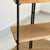 Wood and Black Metal Industrial Wall Shelf