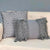 Gray Braids  Cozy Long Pillow