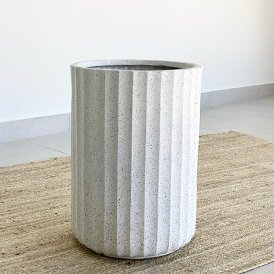 Carousel Fiber Clay Terrazzo Planter