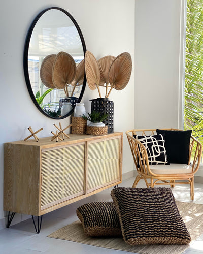 Nordic Natural Rattan Buffet Table