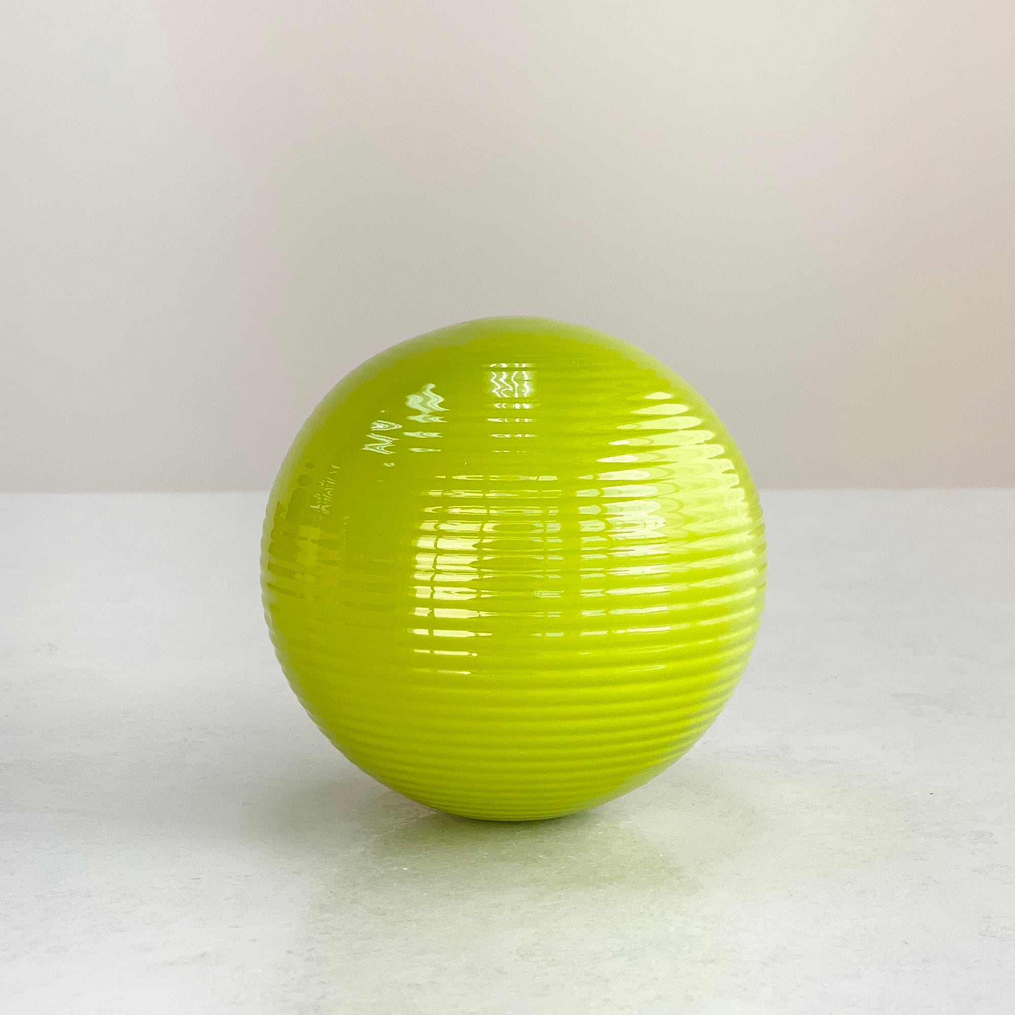 Maya Green Ceramic Decorative Stripes Balls