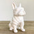 Ceramic White French Bulldog