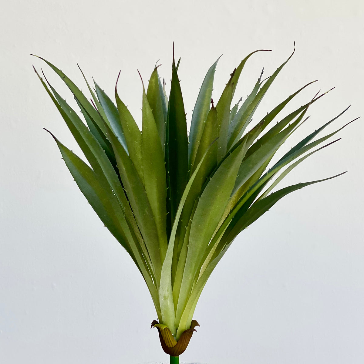 Spiky Green Agave Leaf Faux Bush