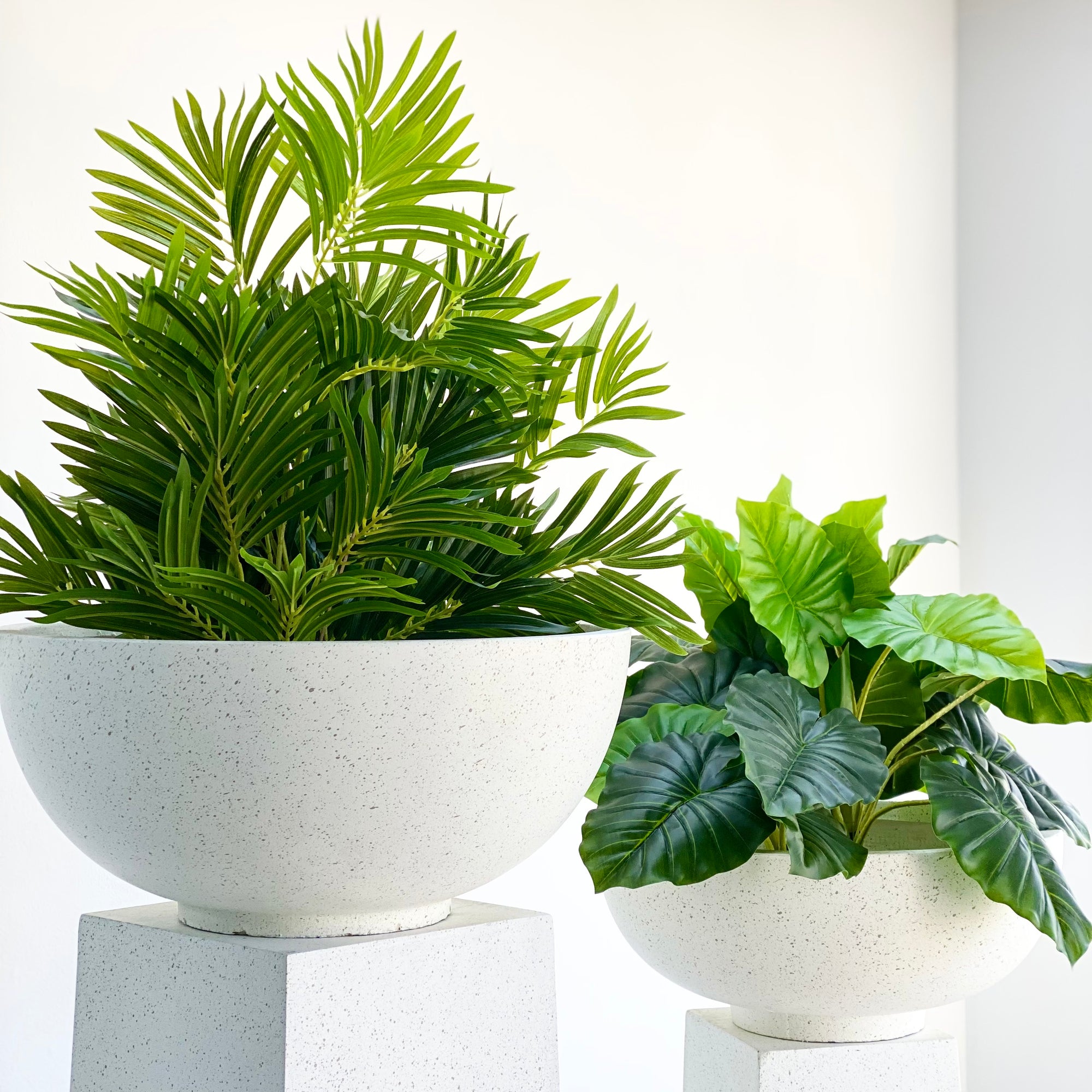 Concavity Fiber Clay Terrazzo Planter