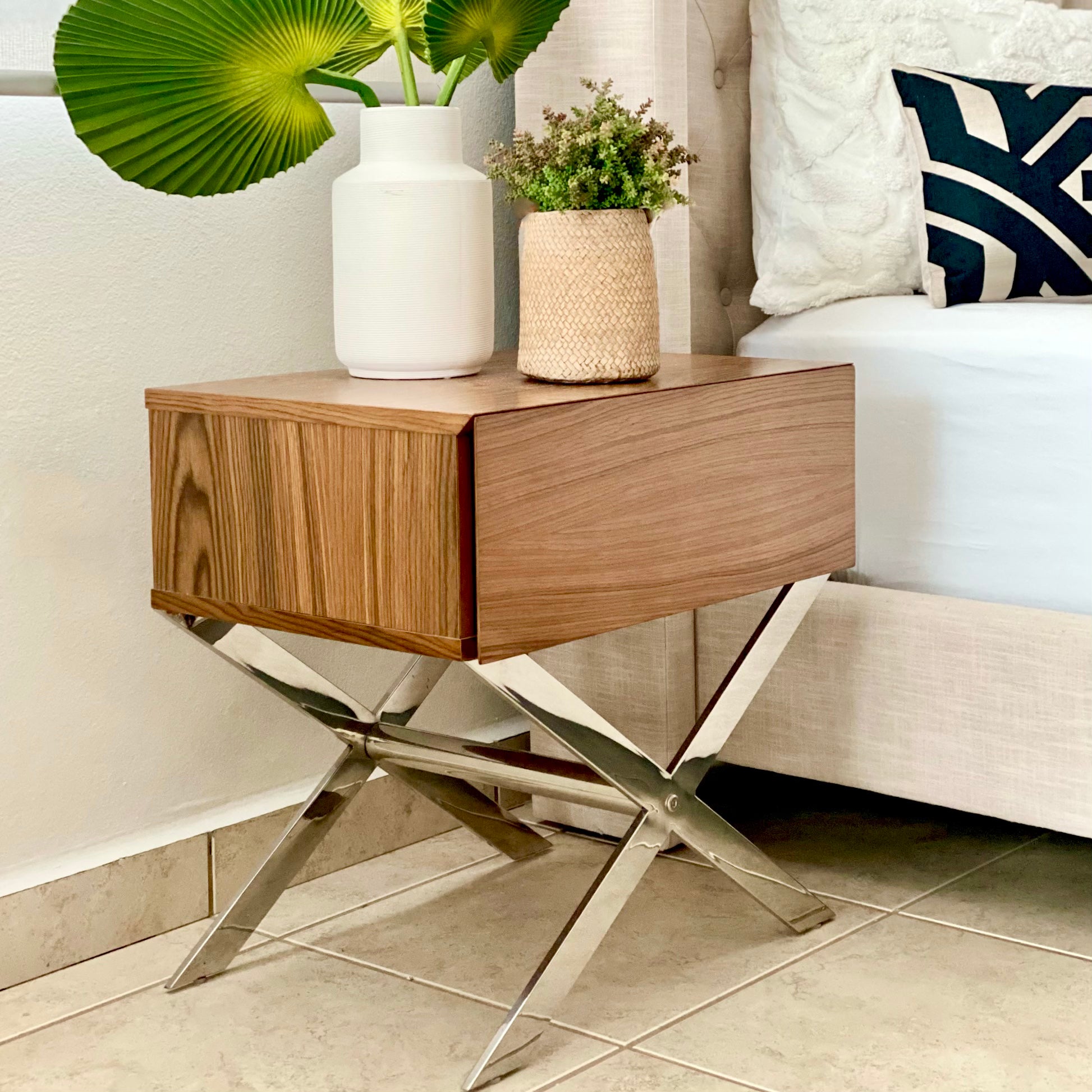 Stefany Walnut Nightstand
