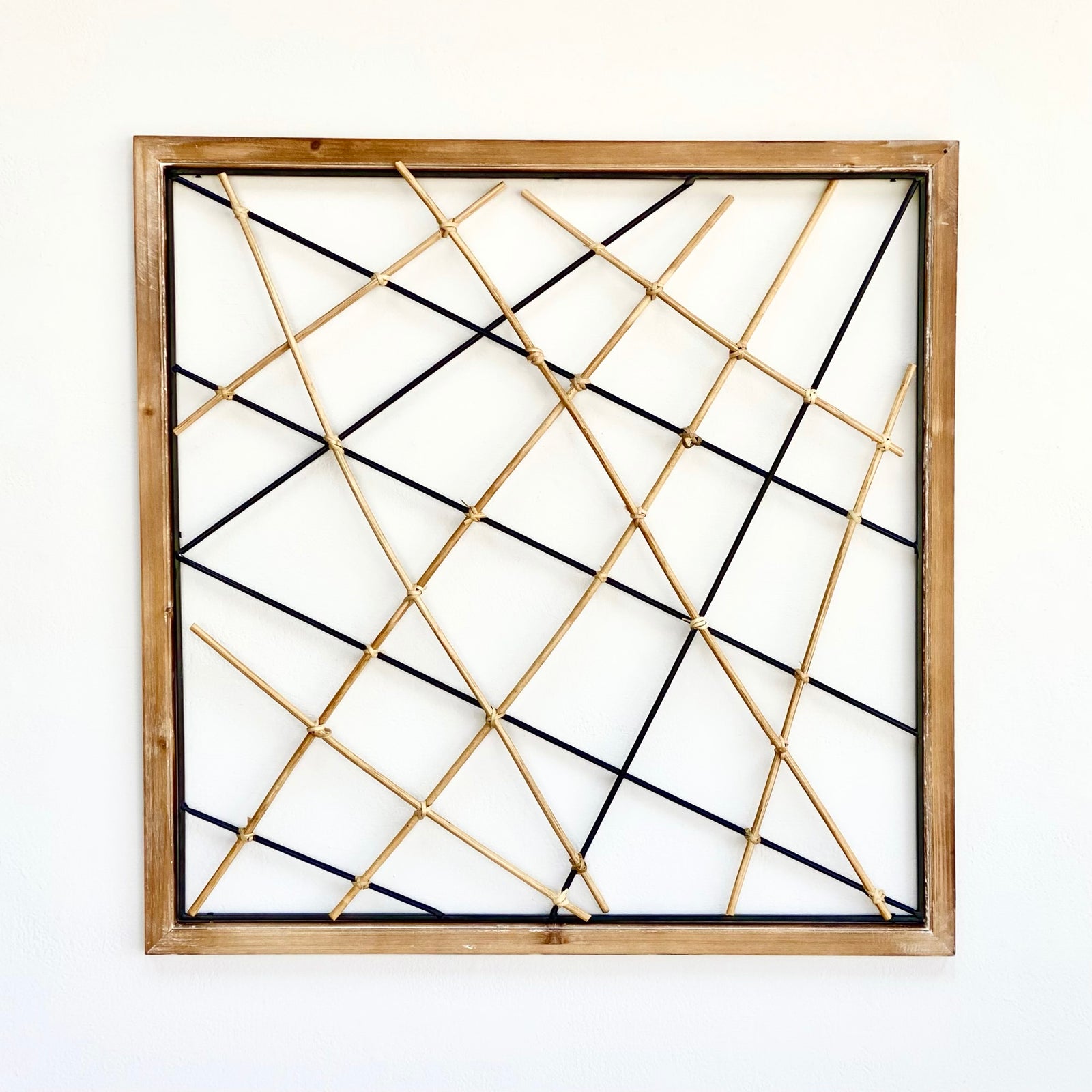 Bamboo Net Wall Art