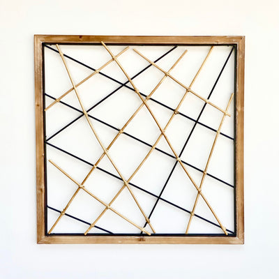 Bamboo Net Wall Art
