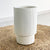 Bishop Carved Lines Fiber Clay Planter