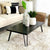 Rectangular Earhart Black Coffee Table
