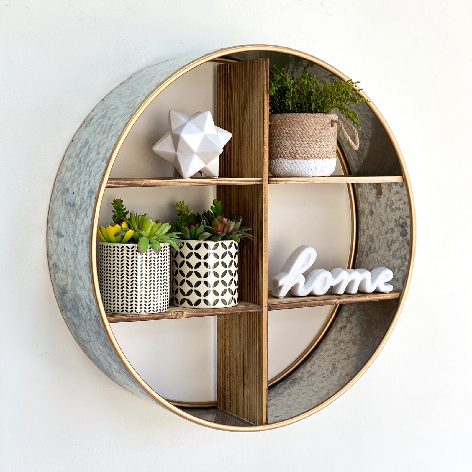 Synthetic Three Succulent Flower in a Pot