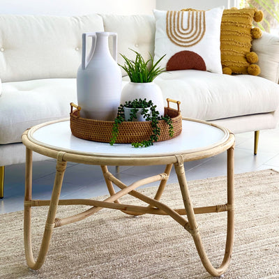 Rattan Loops Coffee Table