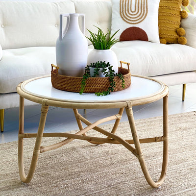 Rattan Round Handmade Tray